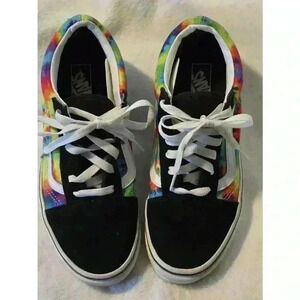 Rainbow Tye‎ Dye Junior Vans Sneakers Size 5.5